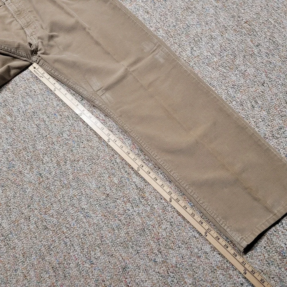 Levis 559 Pants Mens 38x30 Beige Corduroy Baggy Relaxed Fit Straight Leg‎ Y2K